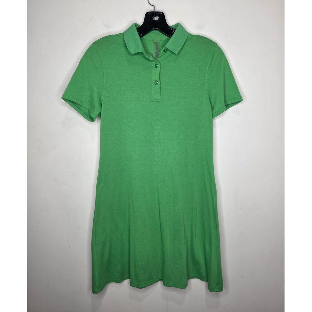 Outdoor Voices green short sleeve polo dress - small - golf tennis pickleball